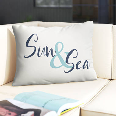 Beach theme pillow top covers